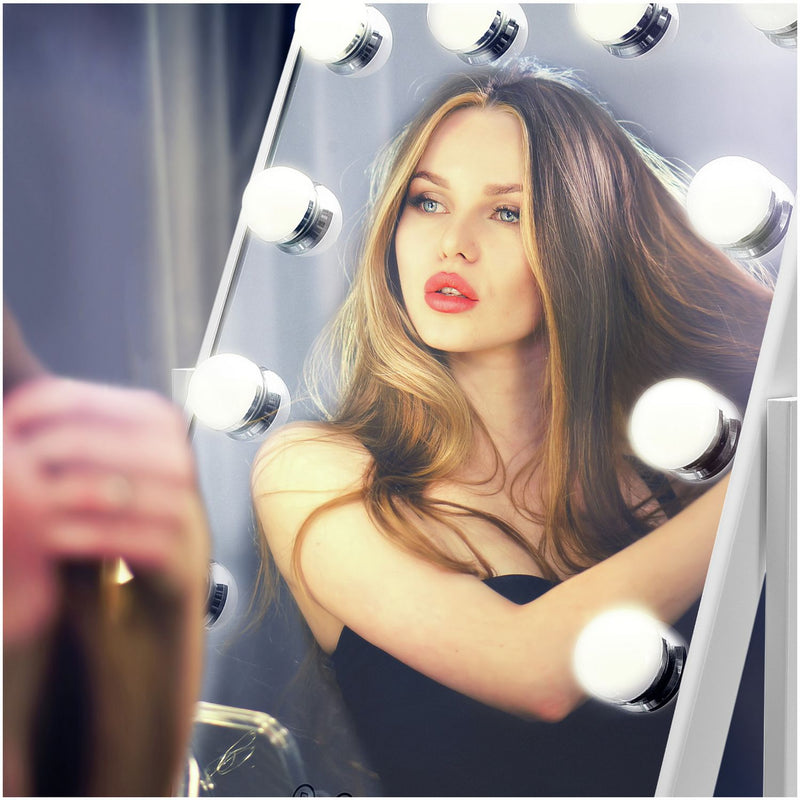 Rio Hollywood Glamour lighted dressing mirror with LED lights - British product