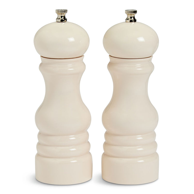 Habitat cream salt and pepper mill set, imported from the UK