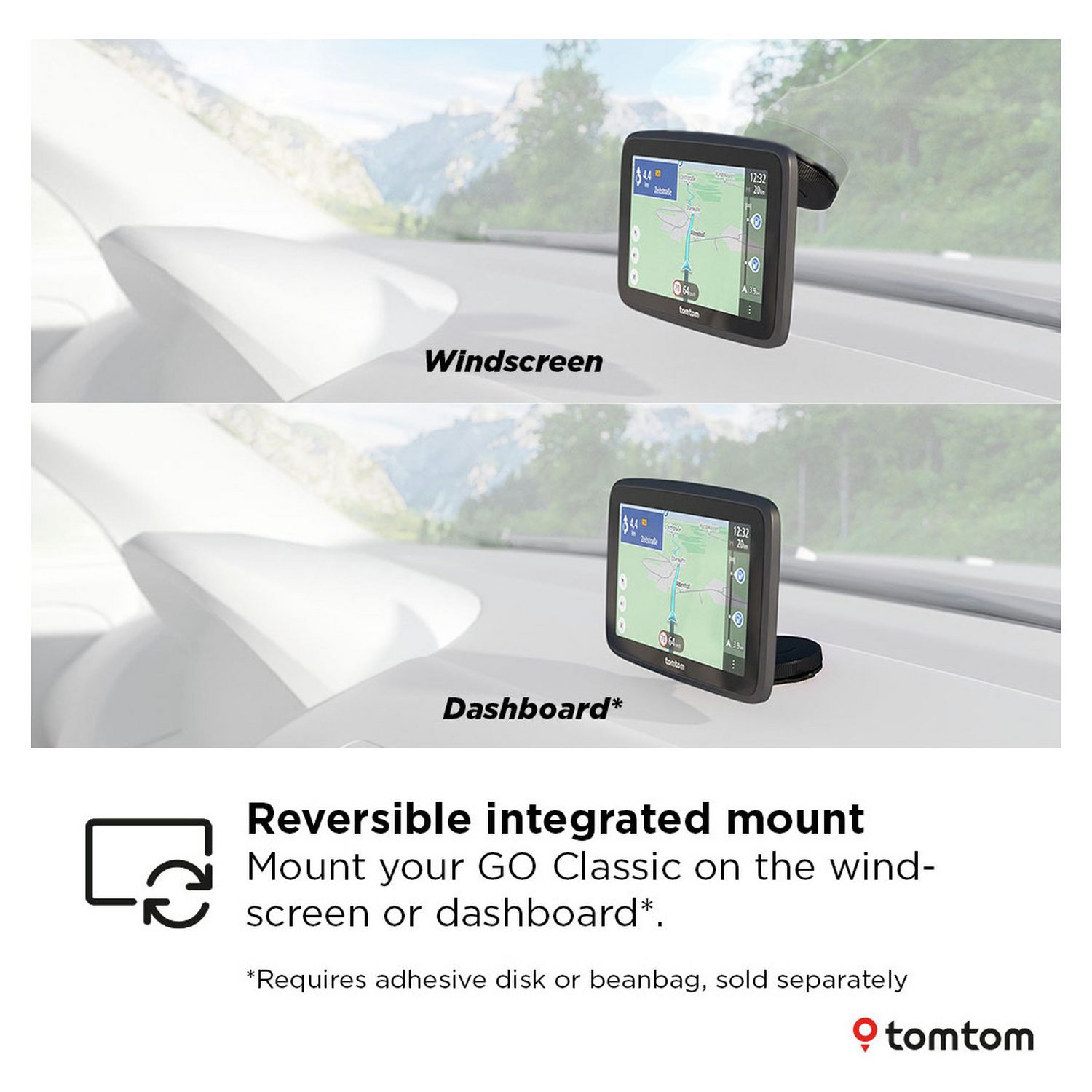 TomTom GO Classic 6 inch sat nav UK maps imported from UK
