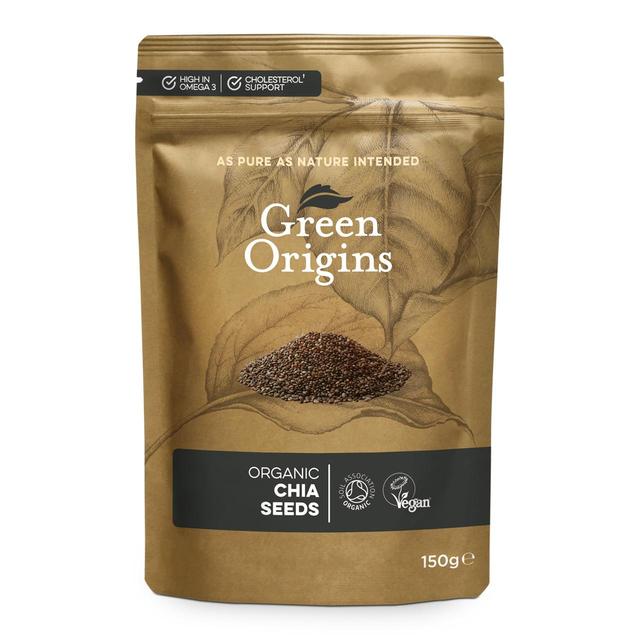 Green Origins Organic Chia Seeds (Raw)   150g GOODS M&S   