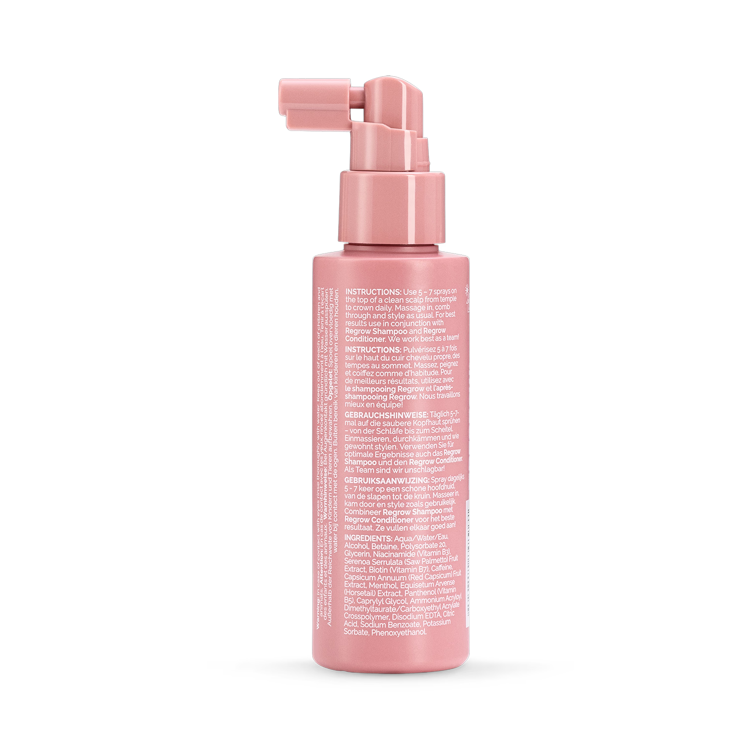 Regrow Women's Hair Tonic 100ml bottle, imported from the UK