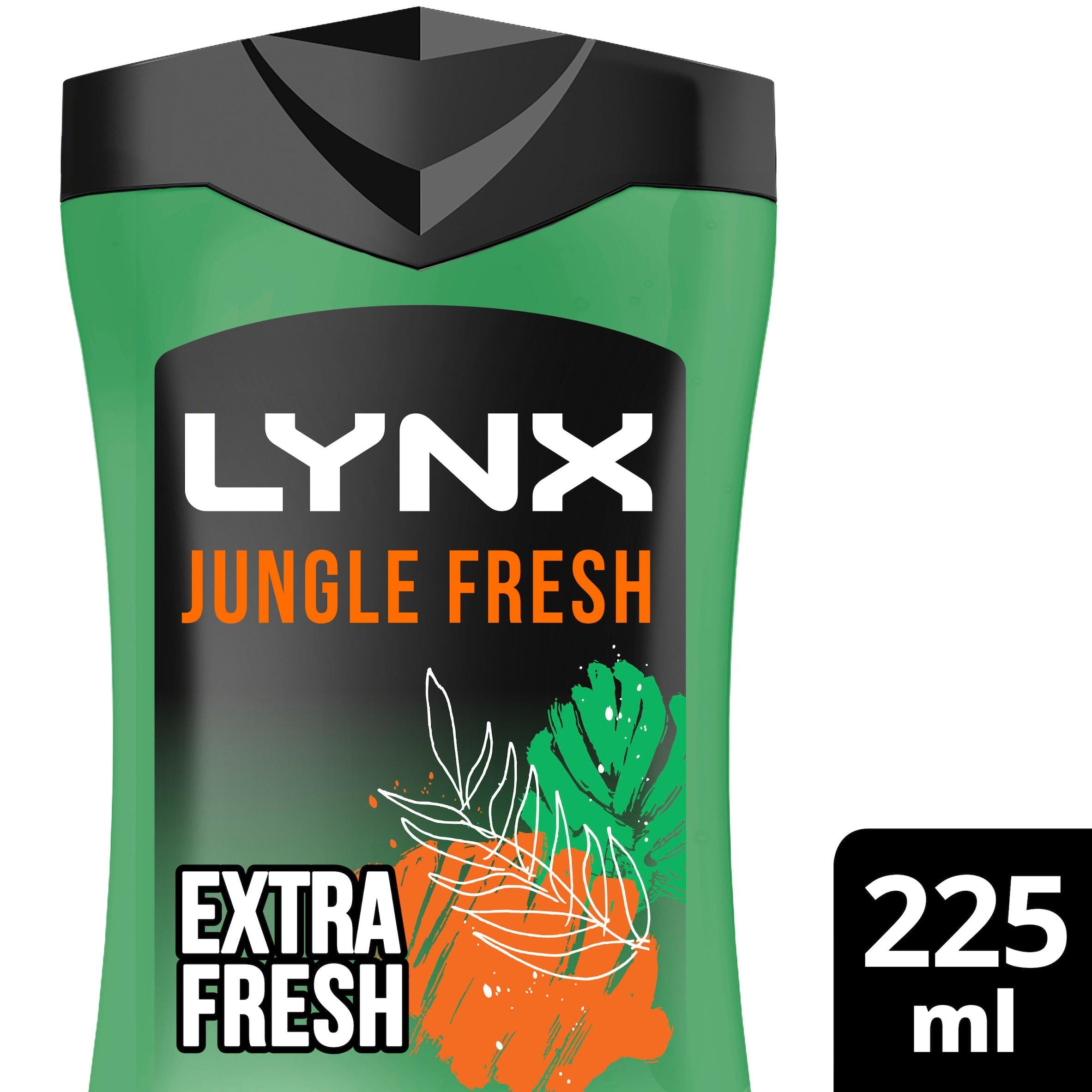 Lynx 3in1 Body Wash Jungle Fresh 225ml GOODS Sainsburys   