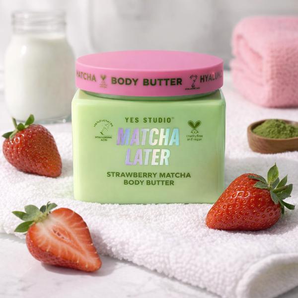 Yes Studio strawberry matcha body butter 400g (British brand)