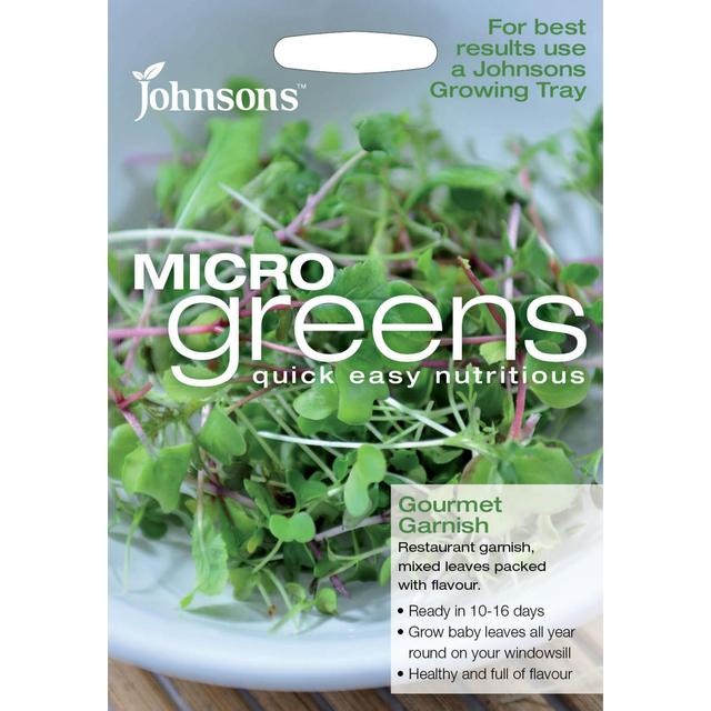 Johnsons Seeds - Microgreens Gourmet Garnish