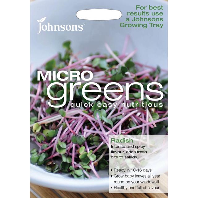 Johnsons Seeds - Microgreens Radish GOODS M&S   