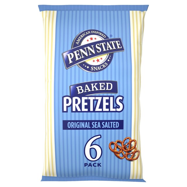 Penn State Sea Salted Multipack Pretzels   6 x 22g GOODS M&S   