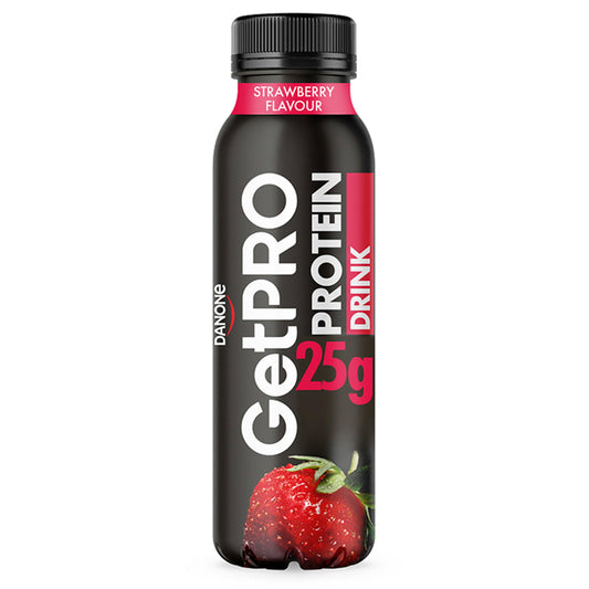 GetPro Strawberry High Protein Yoghurt Drink 300g GOODS Sainsburys   