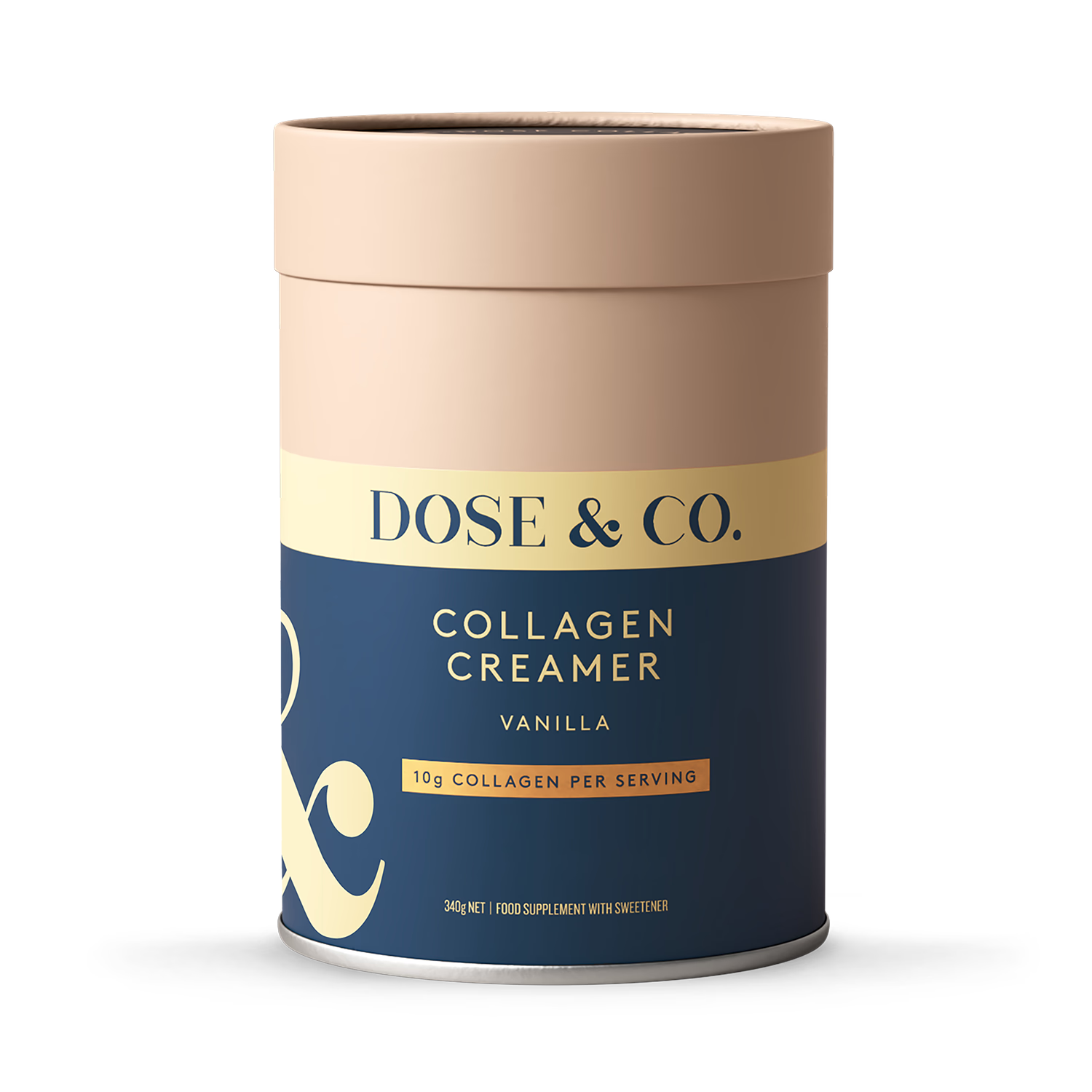 Dose & Co Dairy Collagen Creamer Vanilla 340g