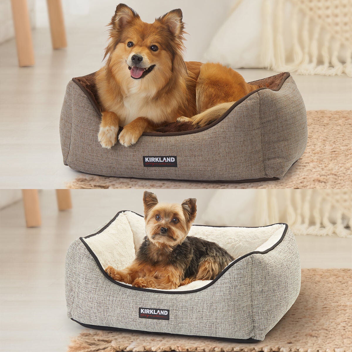 Kirkland Signature orthopaedic pet bed 21x25, imported from the UK