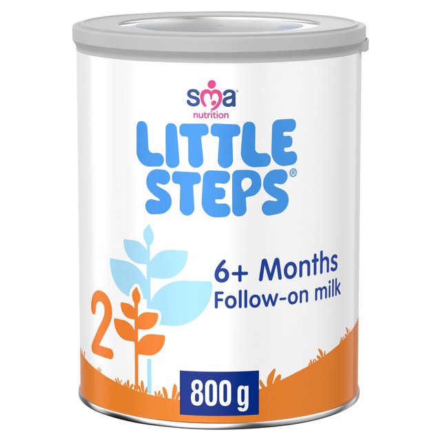 SMA Little Steps 2 Follow-on Milk Powder 6 mths+   800g