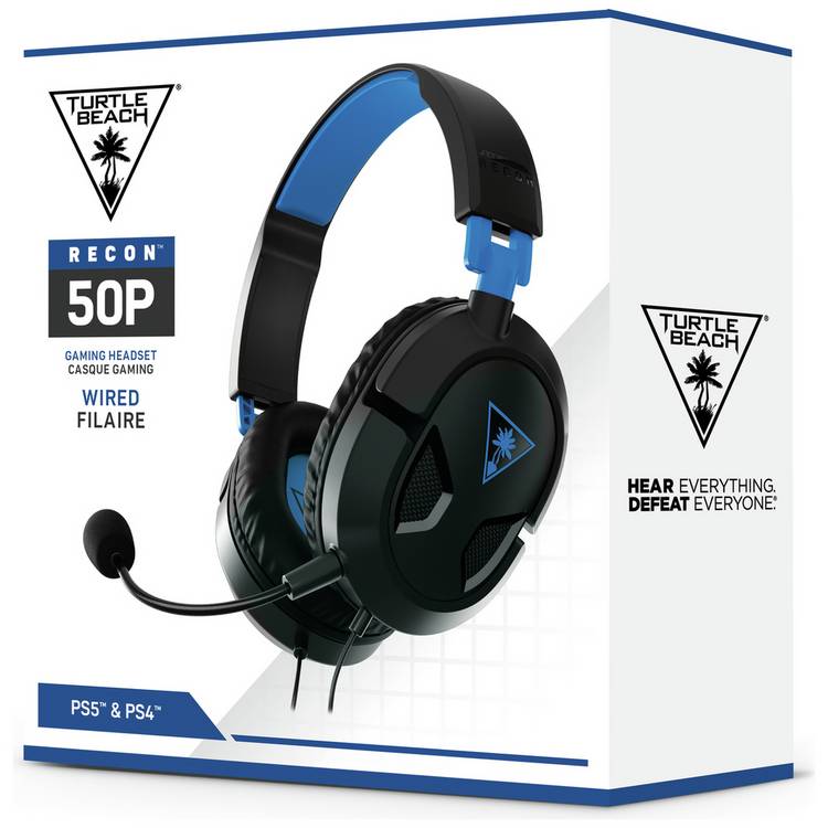 Turtle Beach Recon 50P gaming headset, imported from the UK