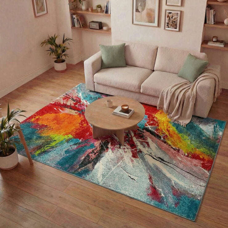 Concept Looms Art Spark multicolour area rug in medium and large sizes - British product