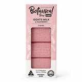 Australian Botanical Soap Bar, 8 Pack - Goats Milk & Raspbery
