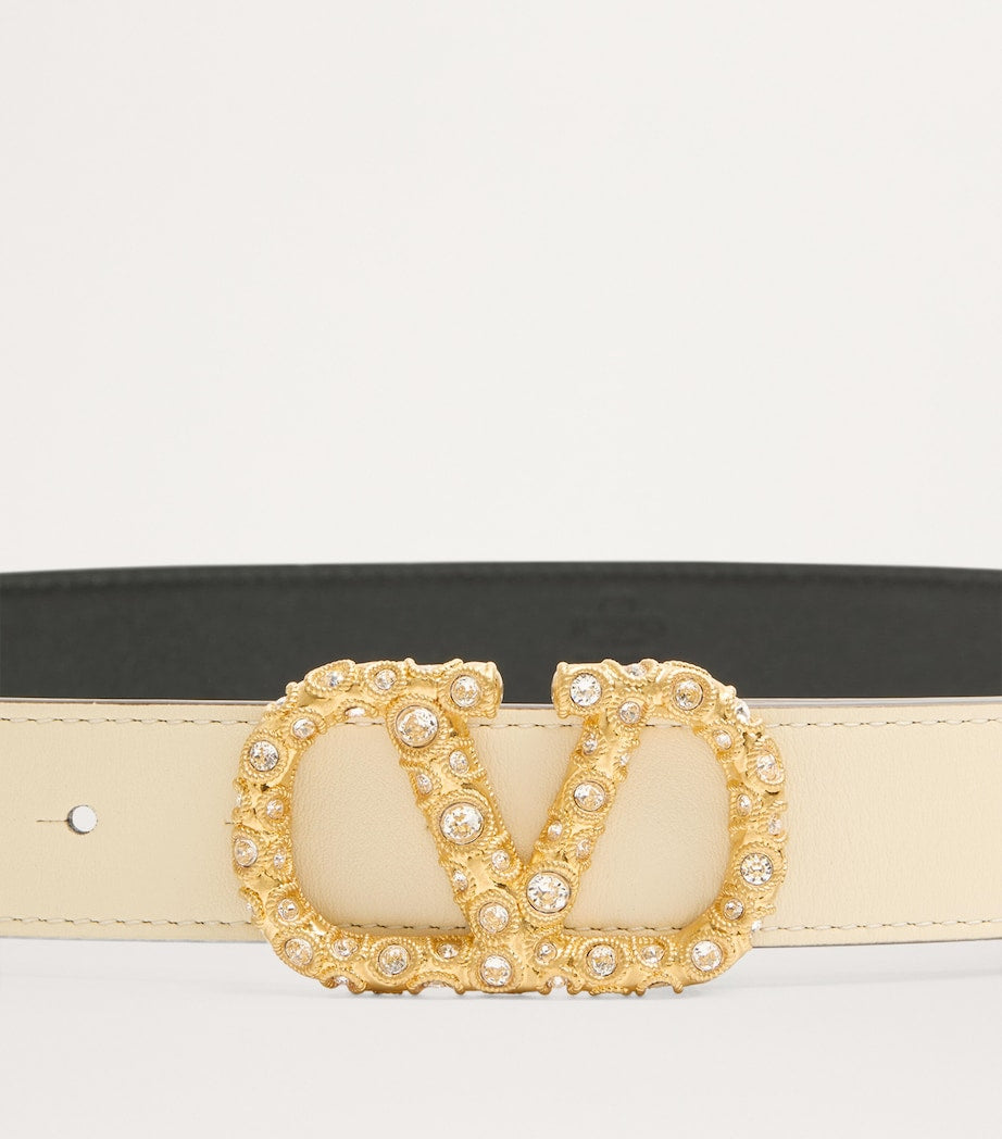 Valentino Garavani VLogo Signature belt 3cm, imported from the UK