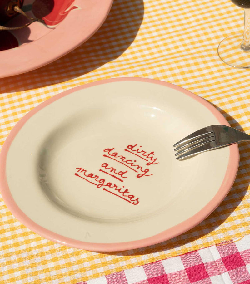 Laetitia Rouget Dirty Dancing and Margaritas plate 22cm, UK version