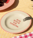 Laetitia Rouget Dirty Dancing and Margaritas plate 22cm, UK version