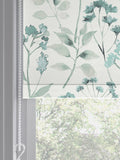 Next Isla Floral roller blind Duck Egg Blue - British product