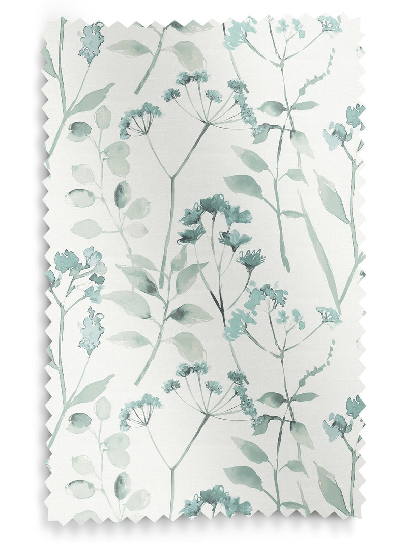 Next Isla Floral roller blind Duck Egg Blue - British product