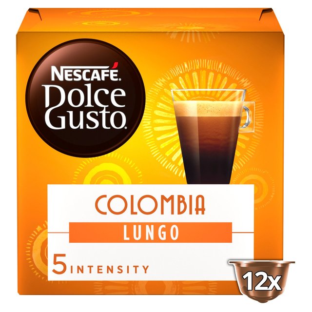 Nescafe Dolce Gusto Colombia Sierra Nevada Lungo Coffee Pods   12 per pack