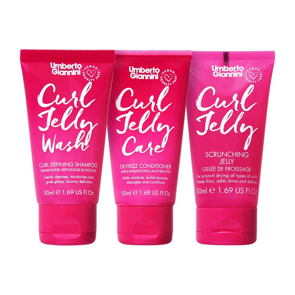 Umberto Giannini Curl Starter Kit 3 x 50ml GOODS Boots   