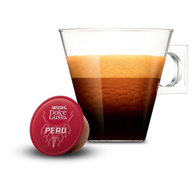 Nescafe Dolce Gusto Peru Cajamarca Espresso Coffee Pods   12 per pack GOODS M&S   