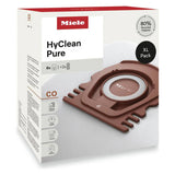 Miele HyClean Pure CO dust bags XL pack of 8, imported from the UK