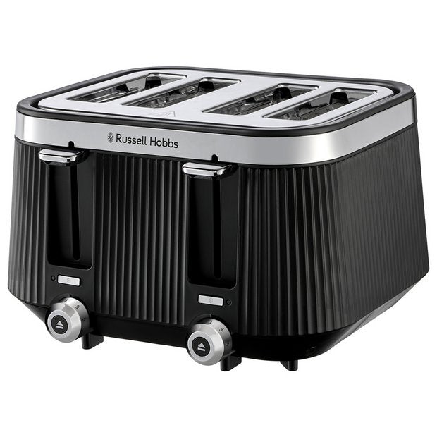 Russell Hobbs Bronte 4 slice toaster matte black (British brand)