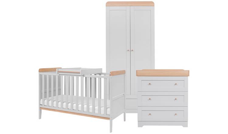 Tutti Bambini Rio 3 Piece Nursery Furniture - Dove Grey GOODS Argos