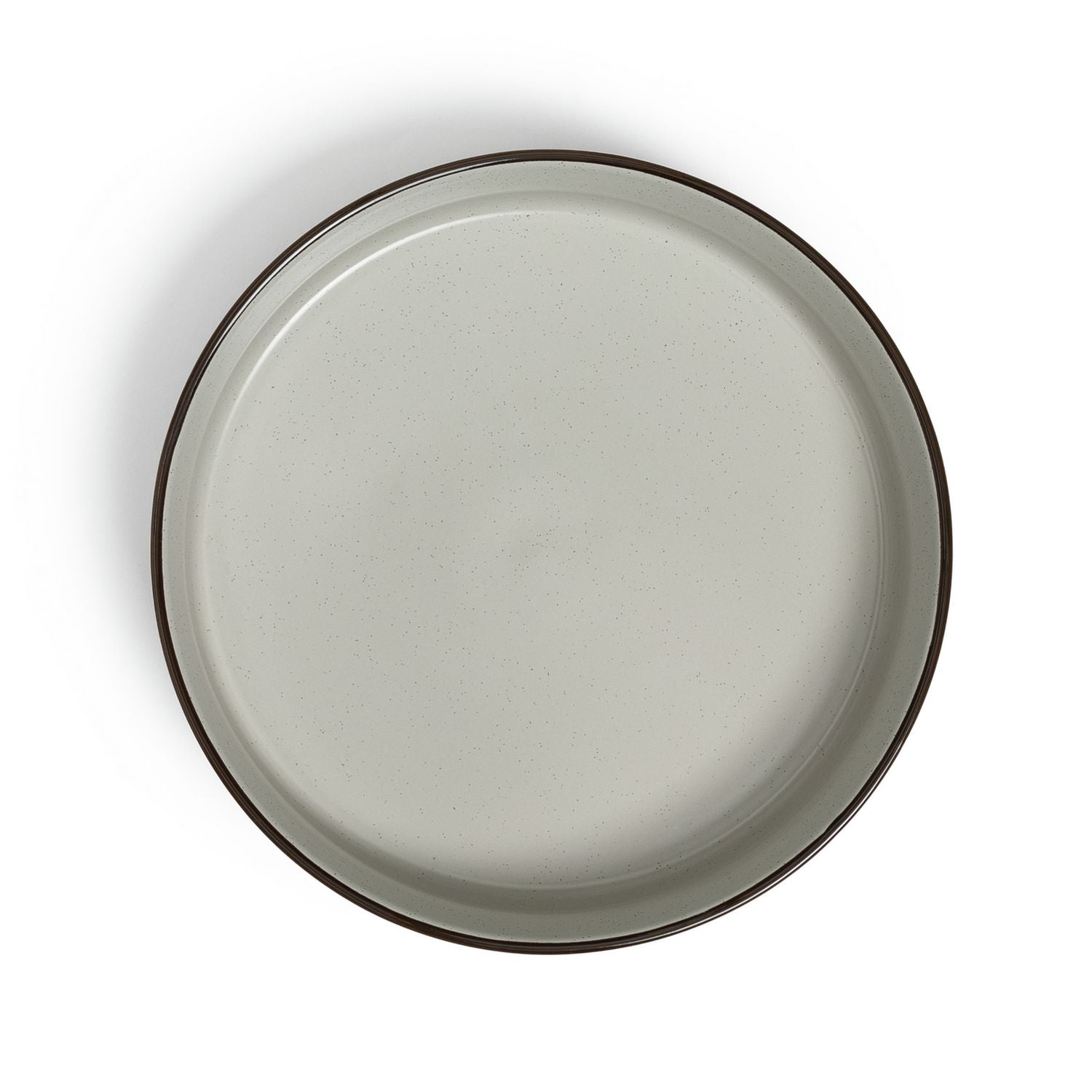 Habitat 24cm speckle ceramic pie dish grey, UK version