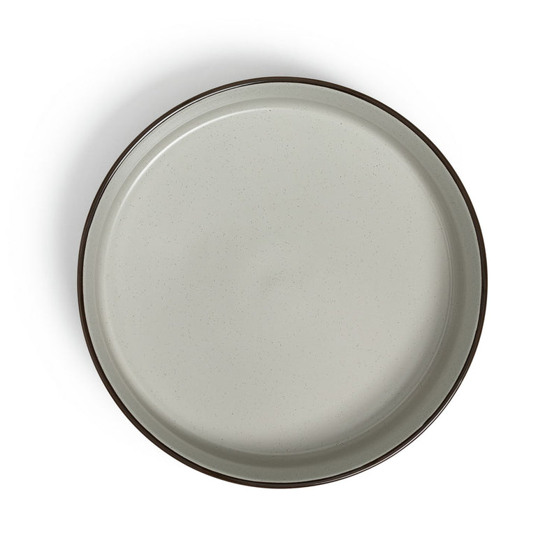Habitat 24cm speckle ceramic pie dish grey, UK version