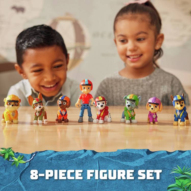 PAW Patrol Jungle Pups Gift Pack figure set (British brand)