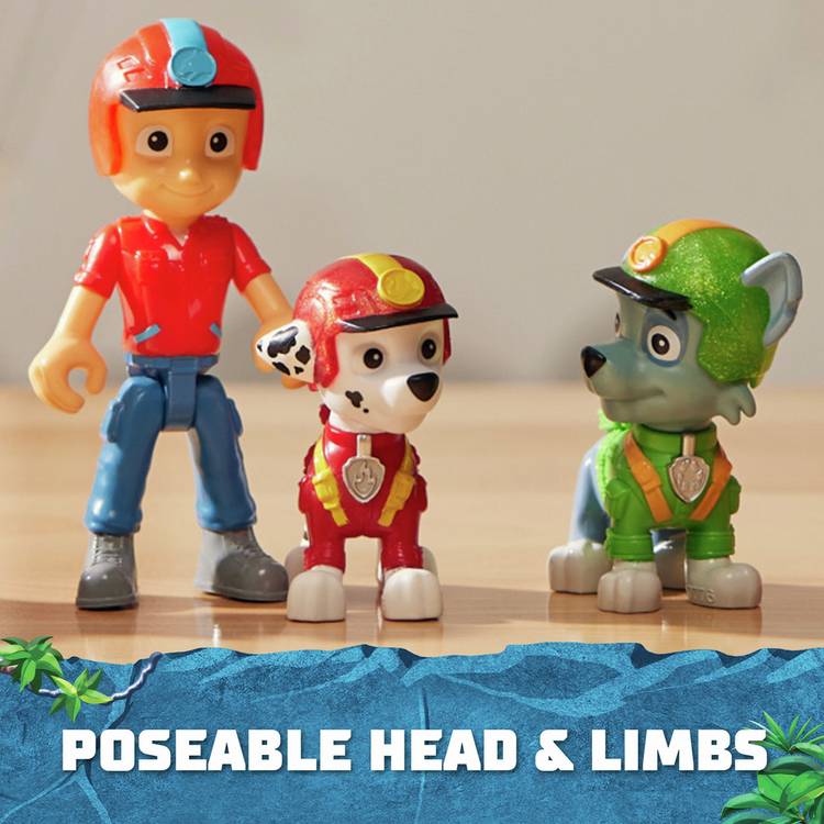 PAW Patrol Jungle Pups Gift Pack figure set (British brand)