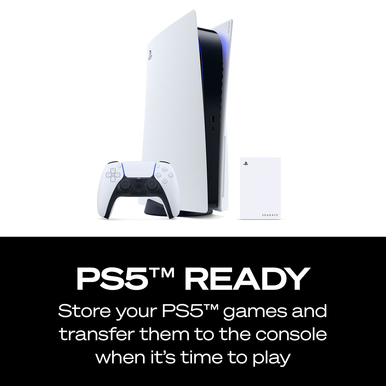 Seagate 2TB Game Drive for PS4 and PS5 - British product