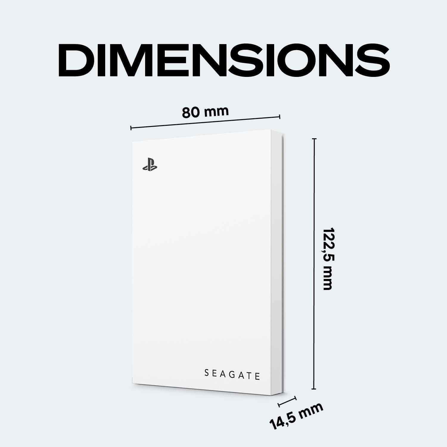 Seagate 2TB Game Drive for PS4 and PS5 - British product