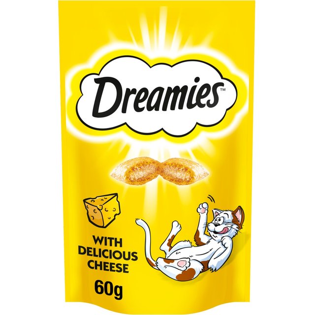 Dreamies Cat Treat Biscuits with Cheese   60g GOODS M&S   