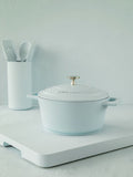 MasterClass blue cast aluminium casserole dish 2.5L, imported from the UK