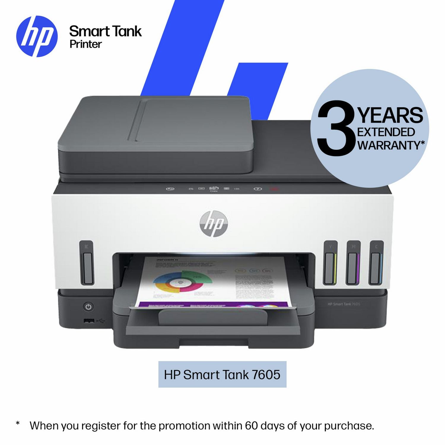 HP Smart Tank 7605 wireless printer, imported from the UK