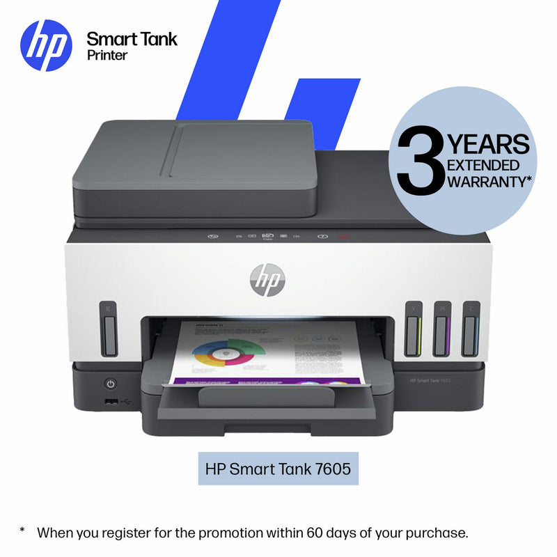 HP Smart Tank 7605 wireless printer, imported from the UK
