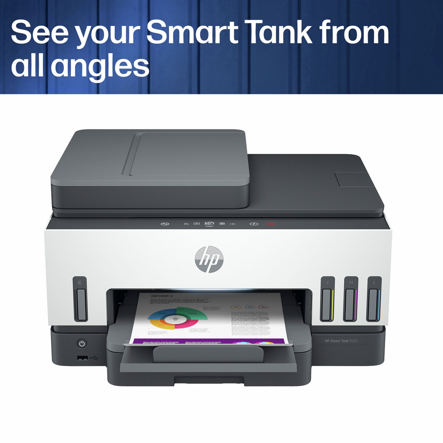 HP Smart Tank 7605 wireless printer, imported from the UK