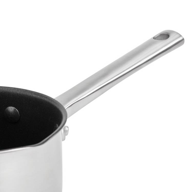 Habitat milk pan 14cm brushed stainless steel (British brand)