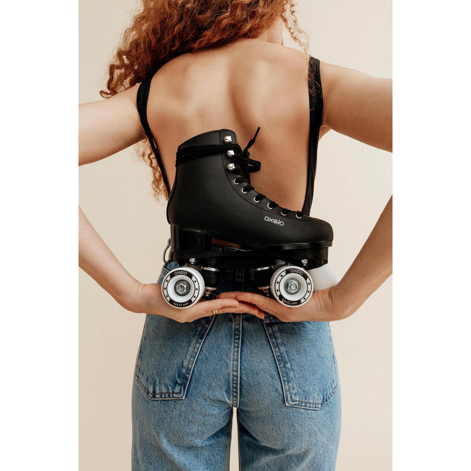 Decathlon 100 roller skates black UK 2.5, UK version