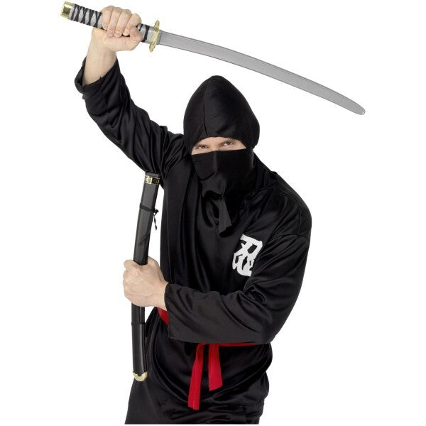 Smiffys sword and scabbard grey oriental warrior 73cm, UK version