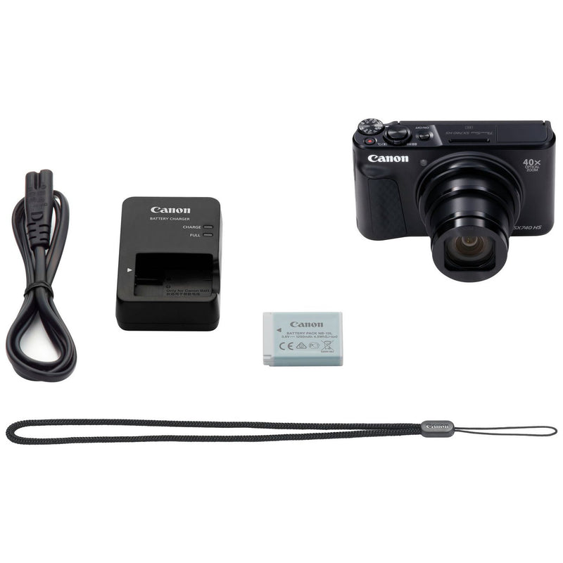 Canon PowerShot SX740 HS compact camera 40x zoom, UK version