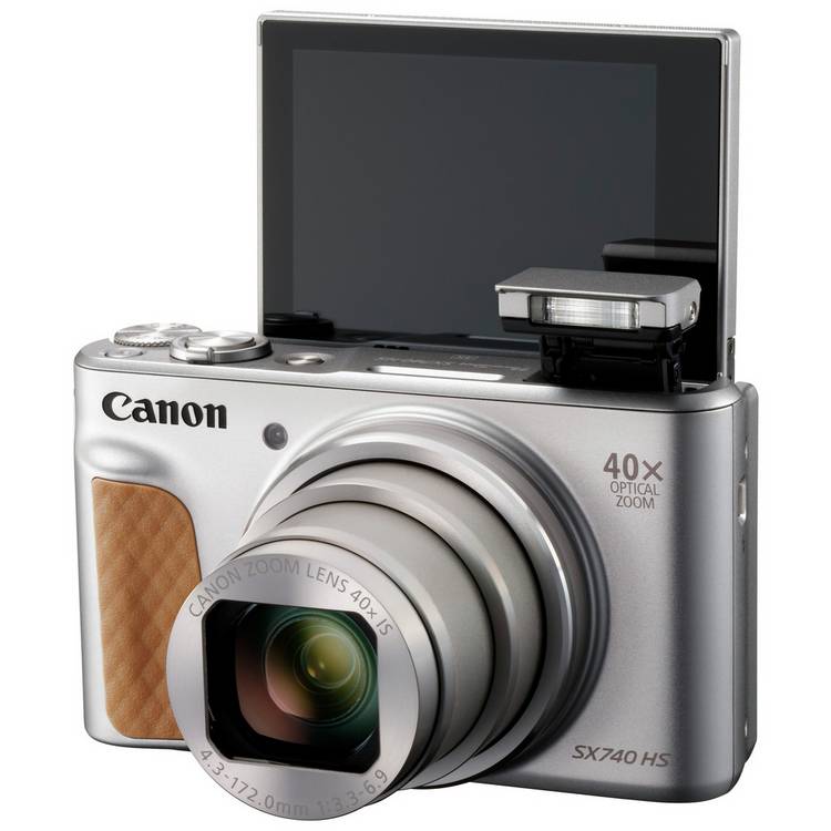 Canon PowerShot SX740 HS Lite silver 40x zoom camera (British brand)