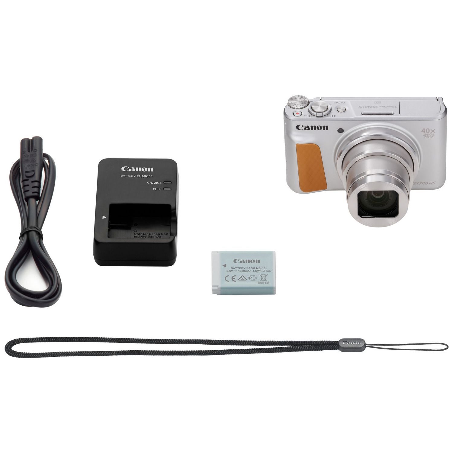Canon PowerShot SX740 HS Lite silver 40x zoom camera (British brand)