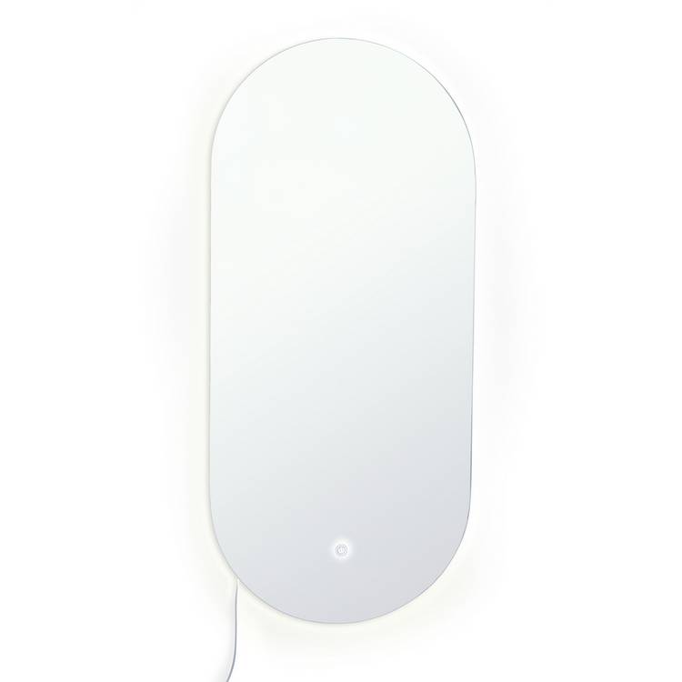 Habitat large vertical backlight LED mirror, UK version