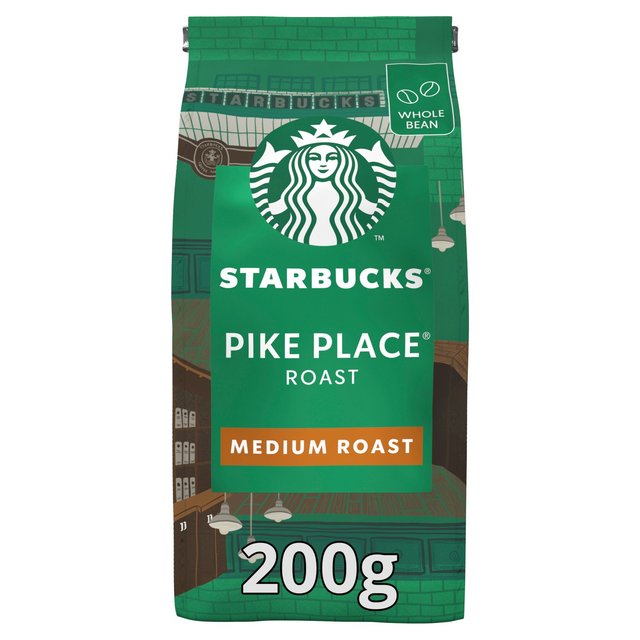 STARBUCKS Pike Place Medium Roast Coffee Beans   200g GOODS M&S   