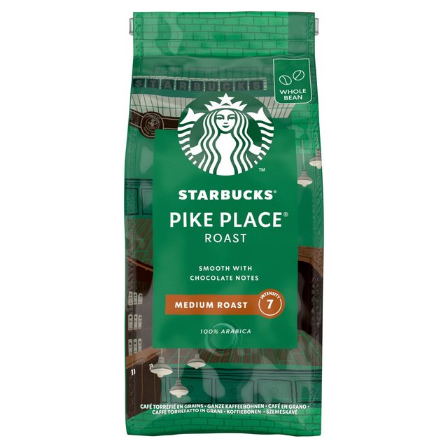 STARBUCKS Pike Place Medium Roast Coffee Beans   200g GOODS M&S   