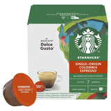 STARBUCKS Medium Colombia Coffee Pods by NESCAFE Dolce Gusto   12 per pack GOODS M&S   