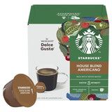 Starbucks Medium House Blend Coffee Pods Dolce Gusto    12 per pack GOODS M&S   